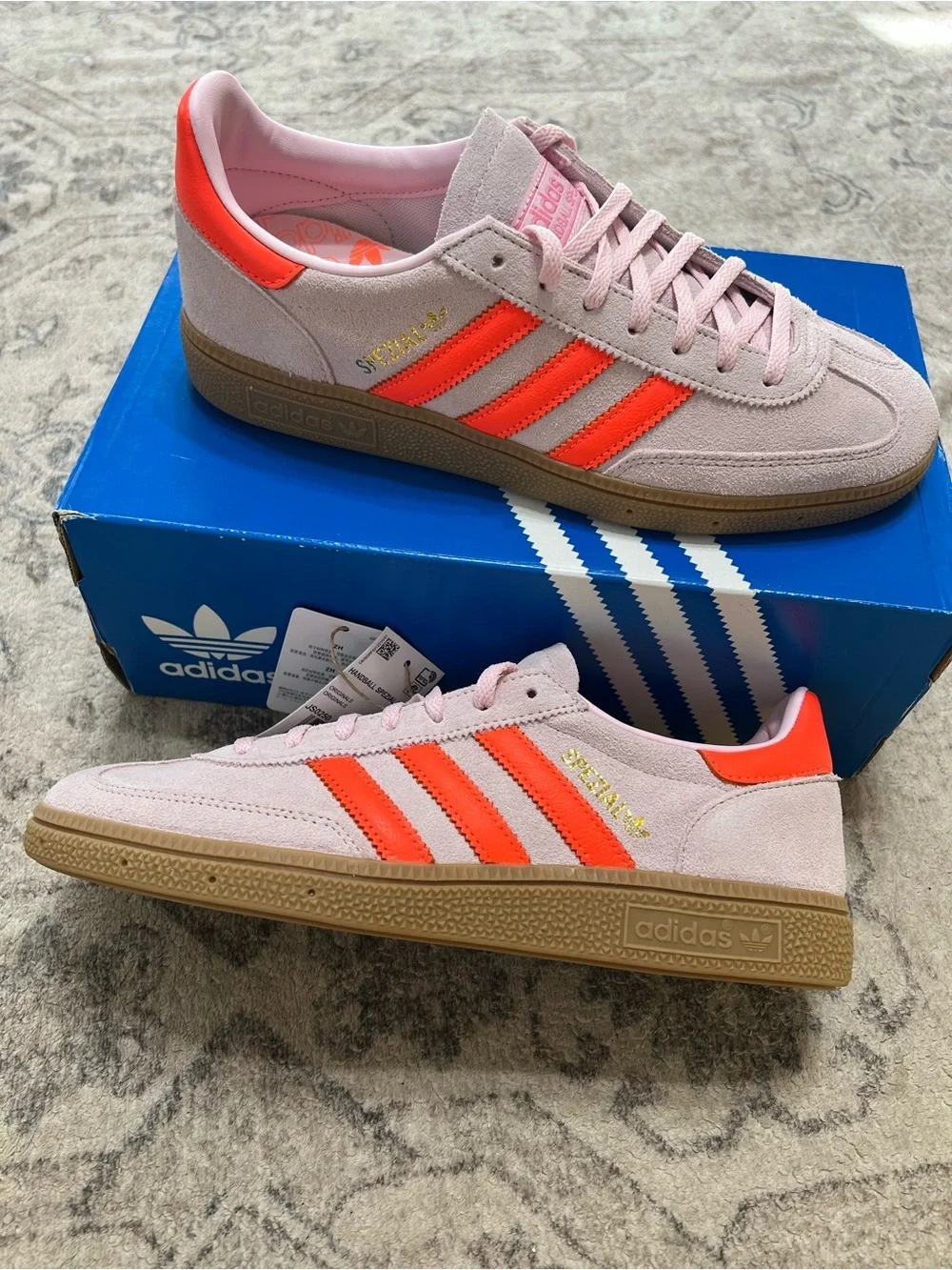 Adidas Handball Spezial sneakers Clear Pink/Solar Orange/Gum